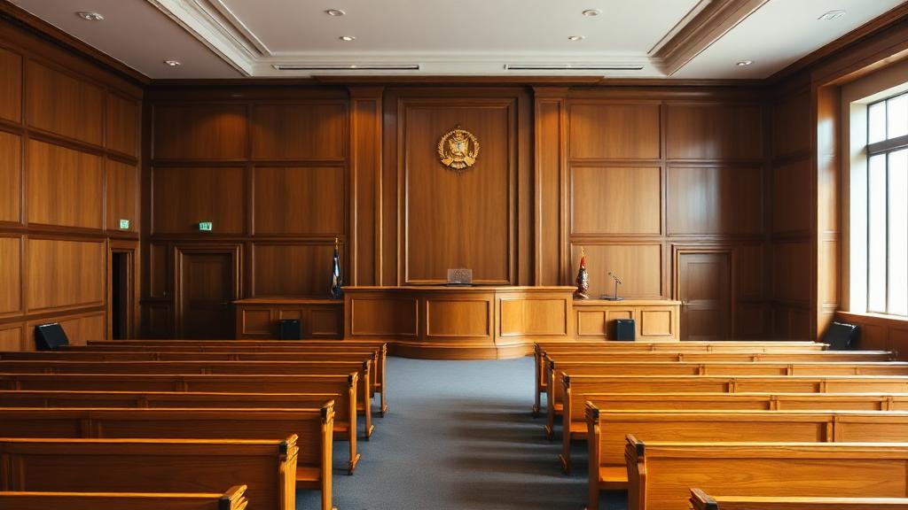 Professional courtroom